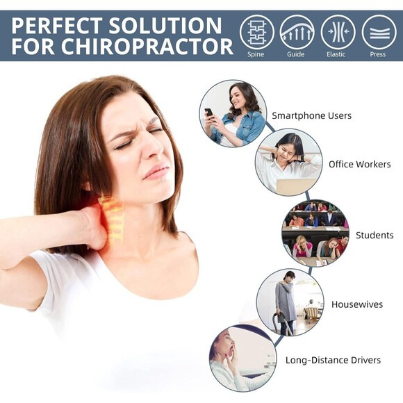 Neck Pillow Stretcher Device Pain Relief Cervical Neck Shoulder TMJ - Picture 5 of 14